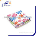 Colourfull flower print microfiber cleaning cloth